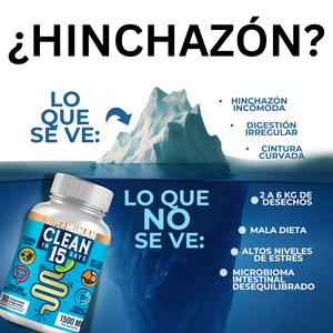 Clean15™ –  Limpieza Estomacal Profunda en 15 Días con SuperHuman