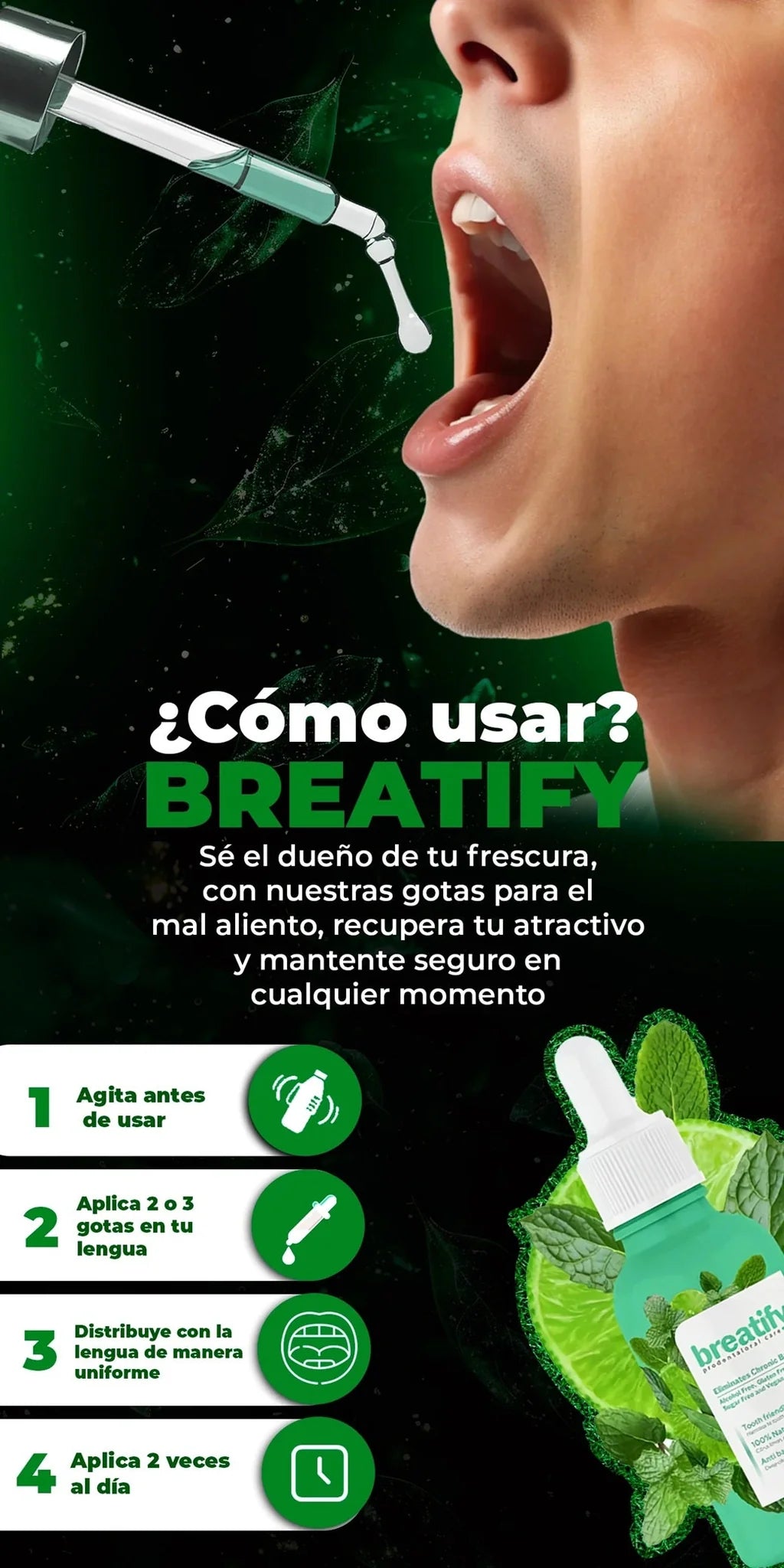 AlientoPlus™ - Aceite Elimina Mal Aliento <span style="color:red;">HOY 2x1</span>