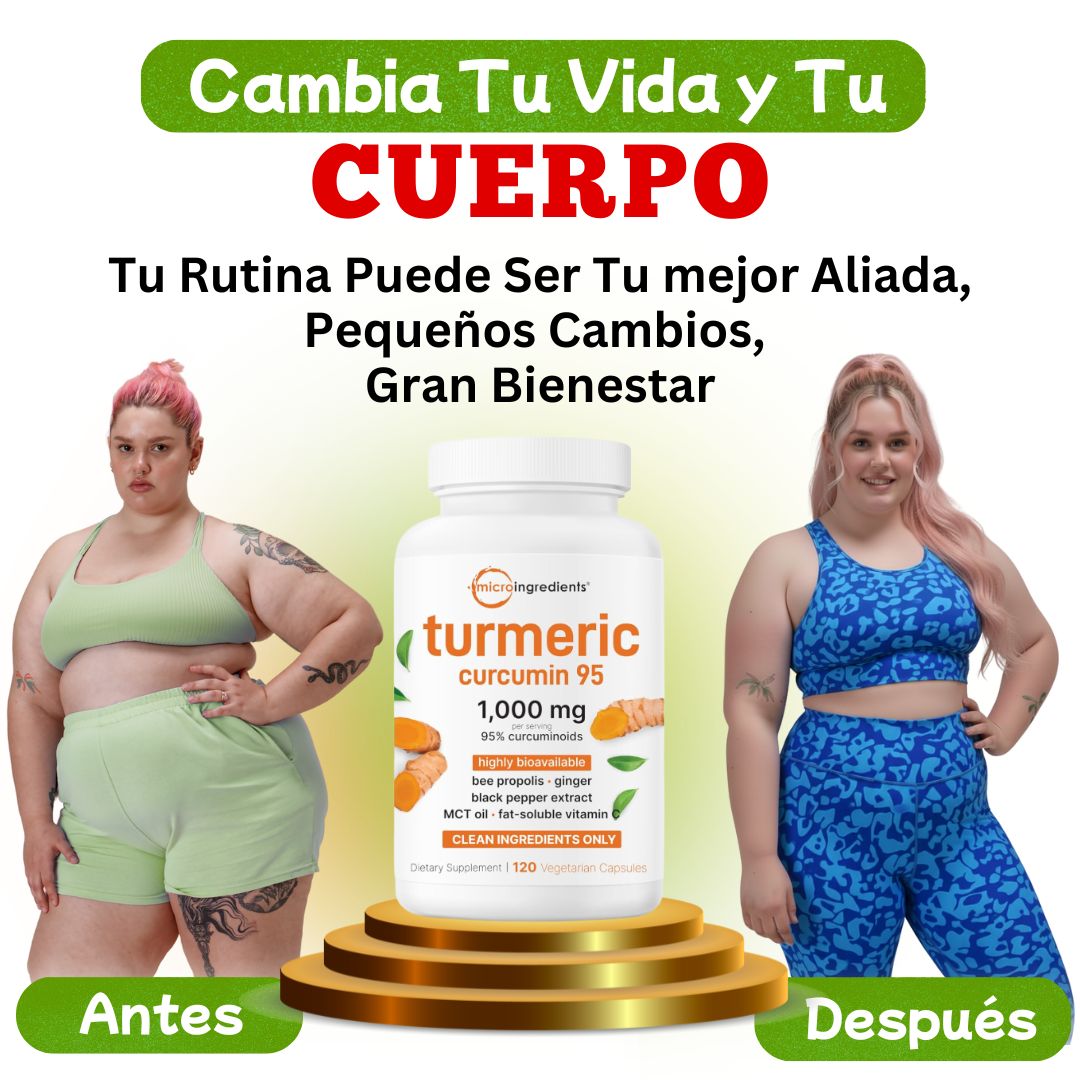 CurcuZen™ - CURCUMA 60 capsulas de 1000mg + Envío Gratis
