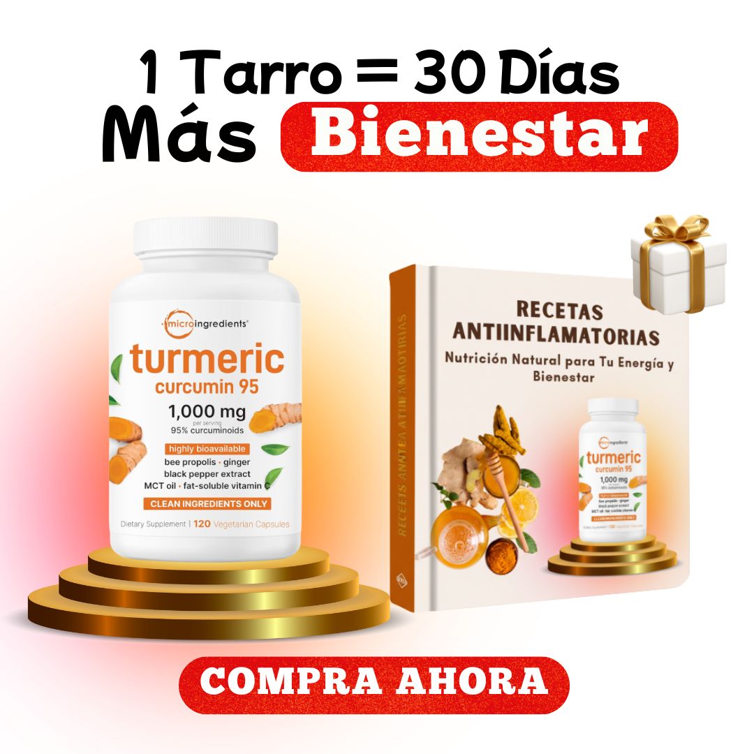 CurcuZen™ - CURCUMA 60 capsulas de 1000mg + Envío Gratis